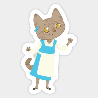 Belle cat Sticker